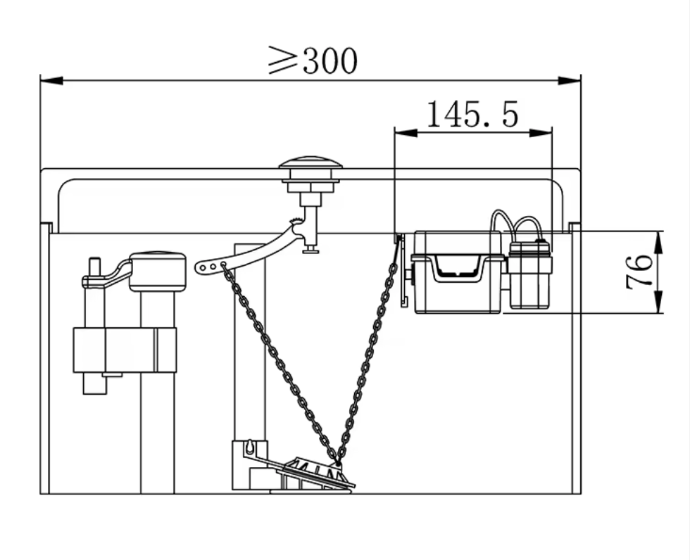 ATF-0315 Automatic Toilet Flusher Kit