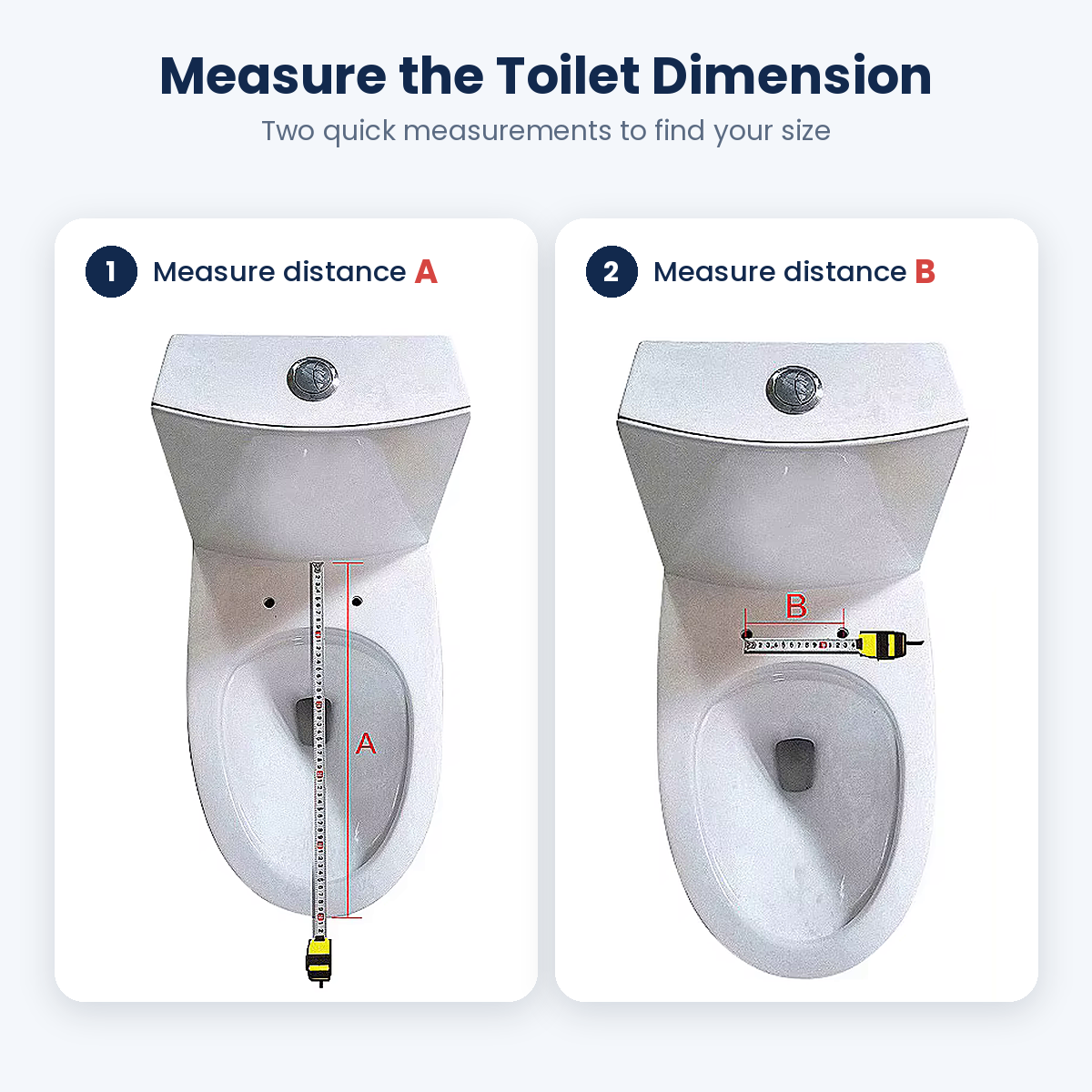 RAB-950 Smart Bidet Toilet Seat, Heated Seat, Warm Water Wash & Air Dryer, Remote, Slow-Close