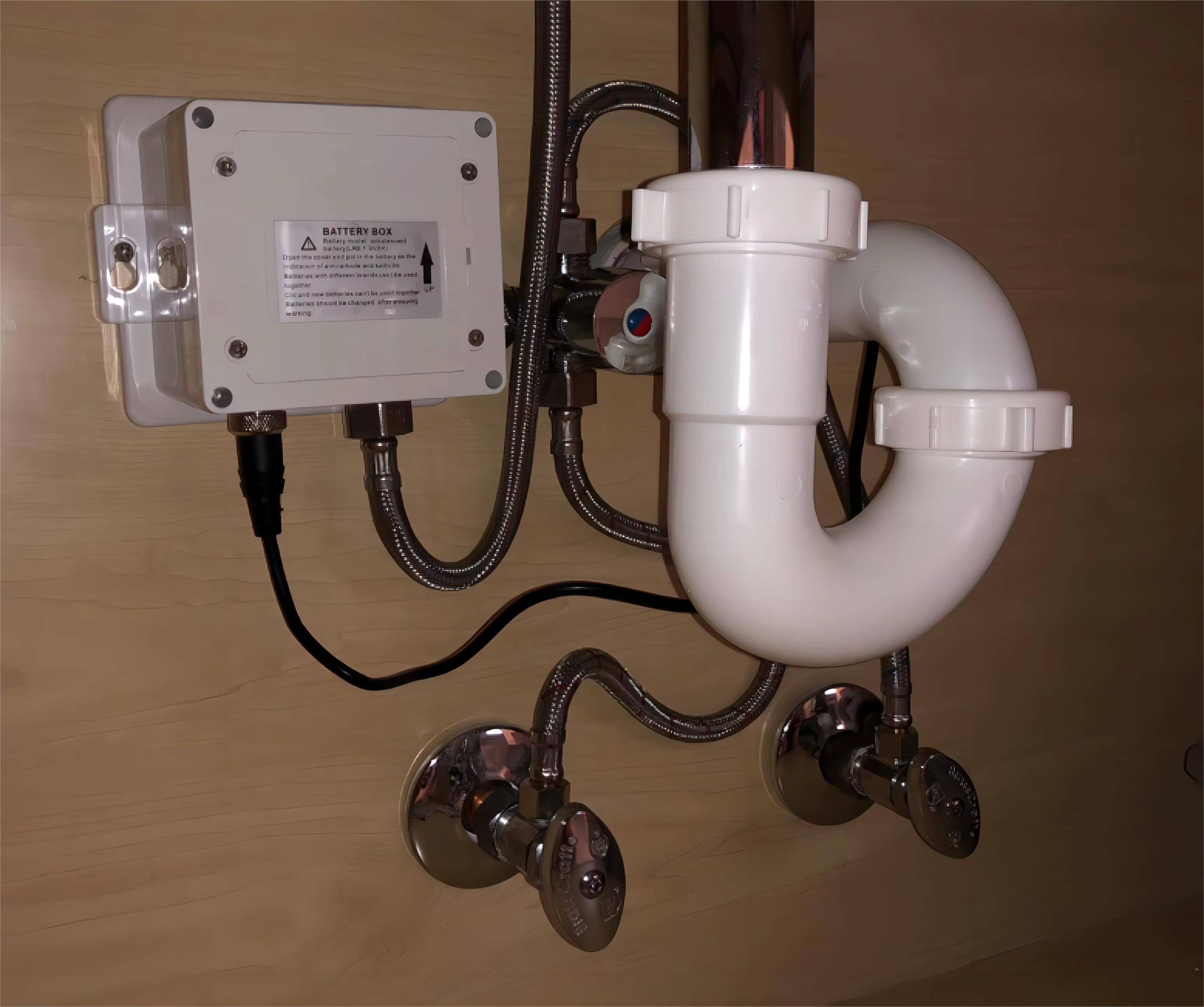 AS1CB Automatic Sensor Tap Control Box – Rectangular Design – Battery or Mains Powered