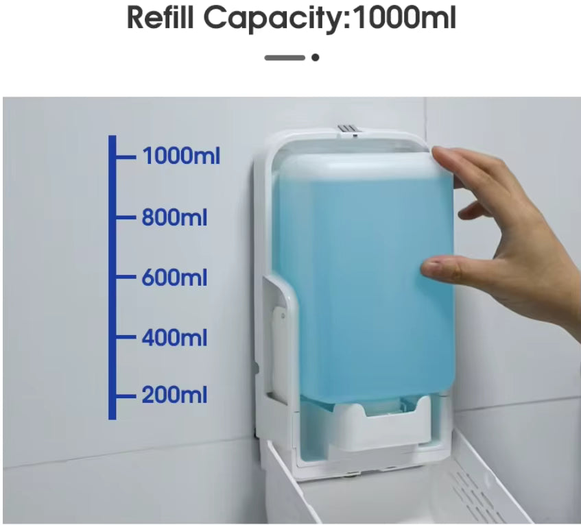 ASD2 1000ml Wall Mounted Urinal Sanitiser Dispenser