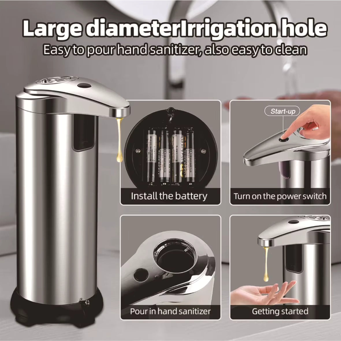 AS-CD1001 Touchless Countertop Soap Dispenser