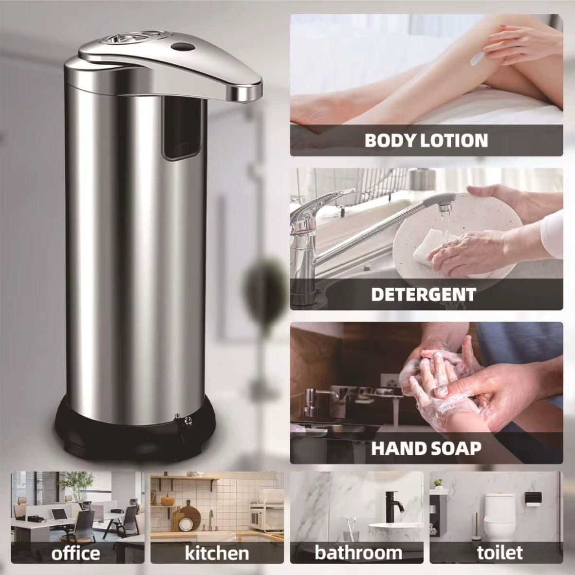 AS-CD1001 Touchless Countertop Soap Dispenser