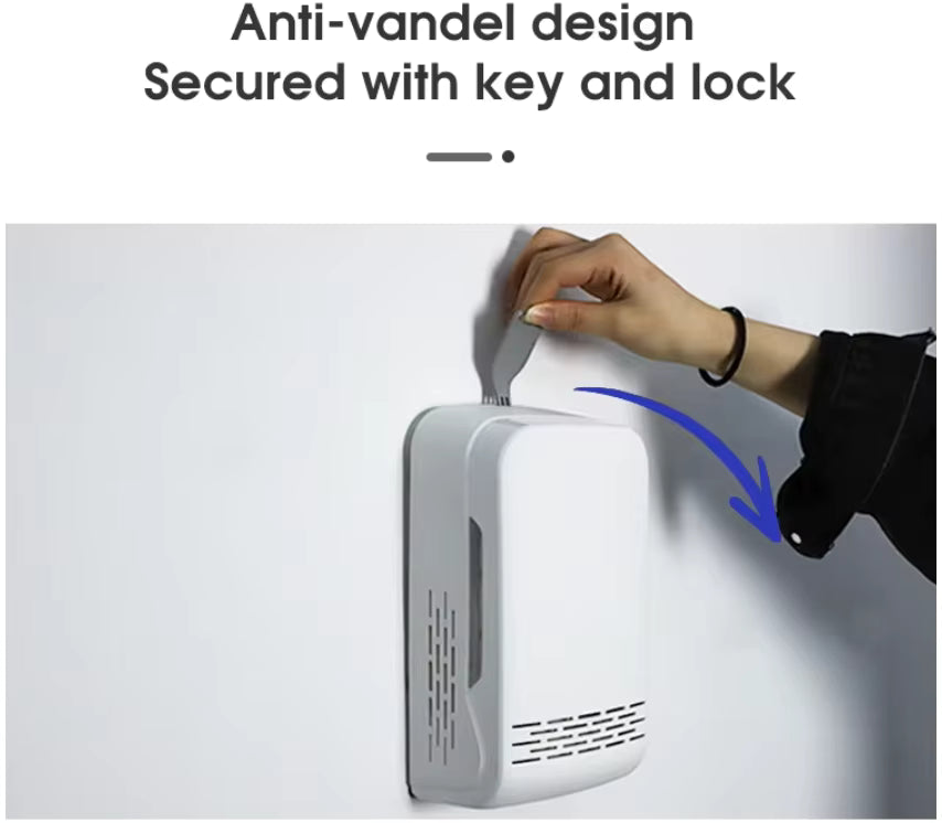 ASD2 1000ml Wall Mounted Urinal Sanitiser Dispenser