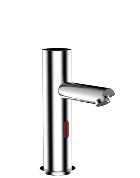ATX-0876 Automatic Sensor Tap – Tall Pillar Touchless Bathroom Faucet with Built-In Solenoid Valve, Chrome Finish, Battery & Mains Powered