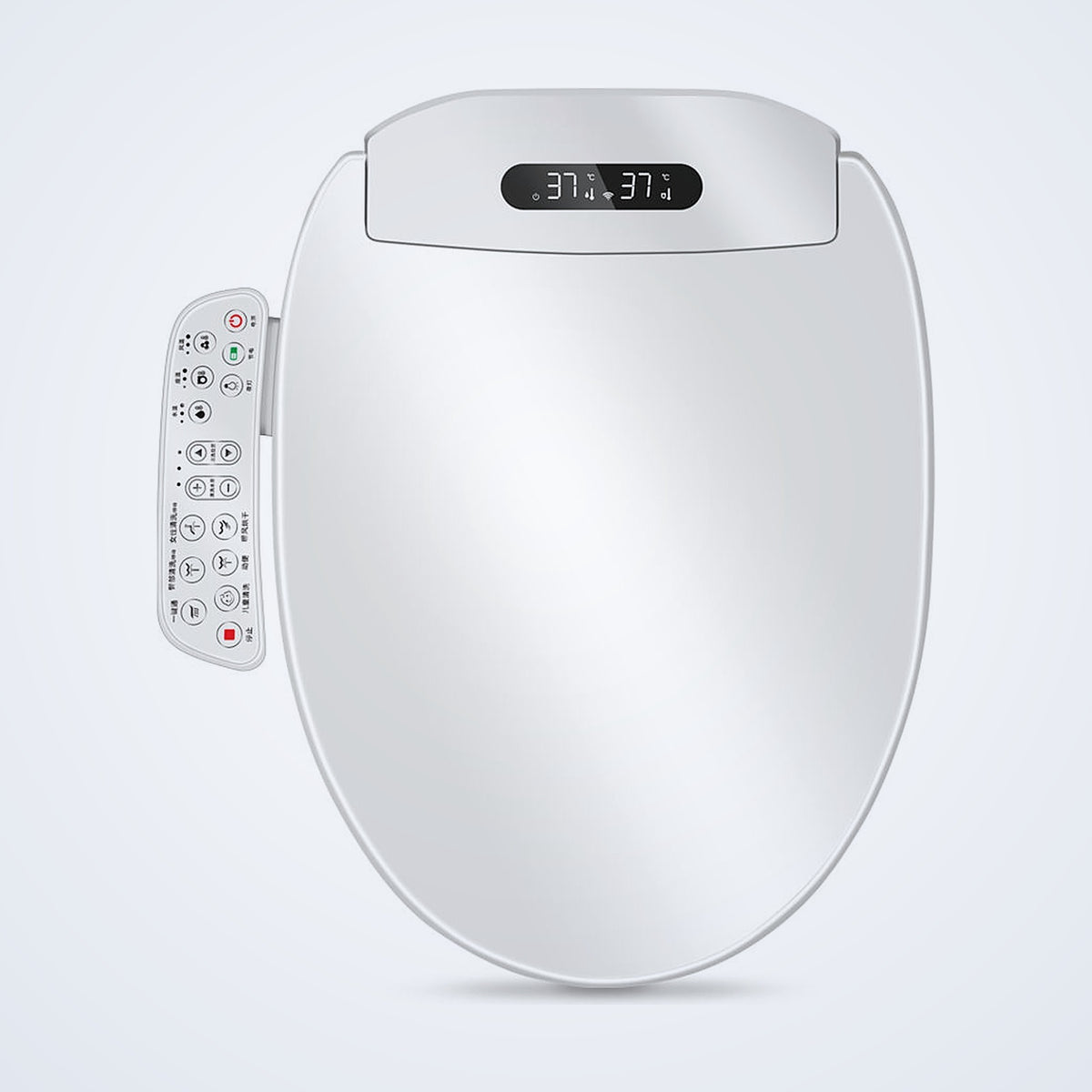 RAB-103 Smart Heated Bidet Toilet Seat – Warm Water Wash, Warm Air Dryer & Soft Close